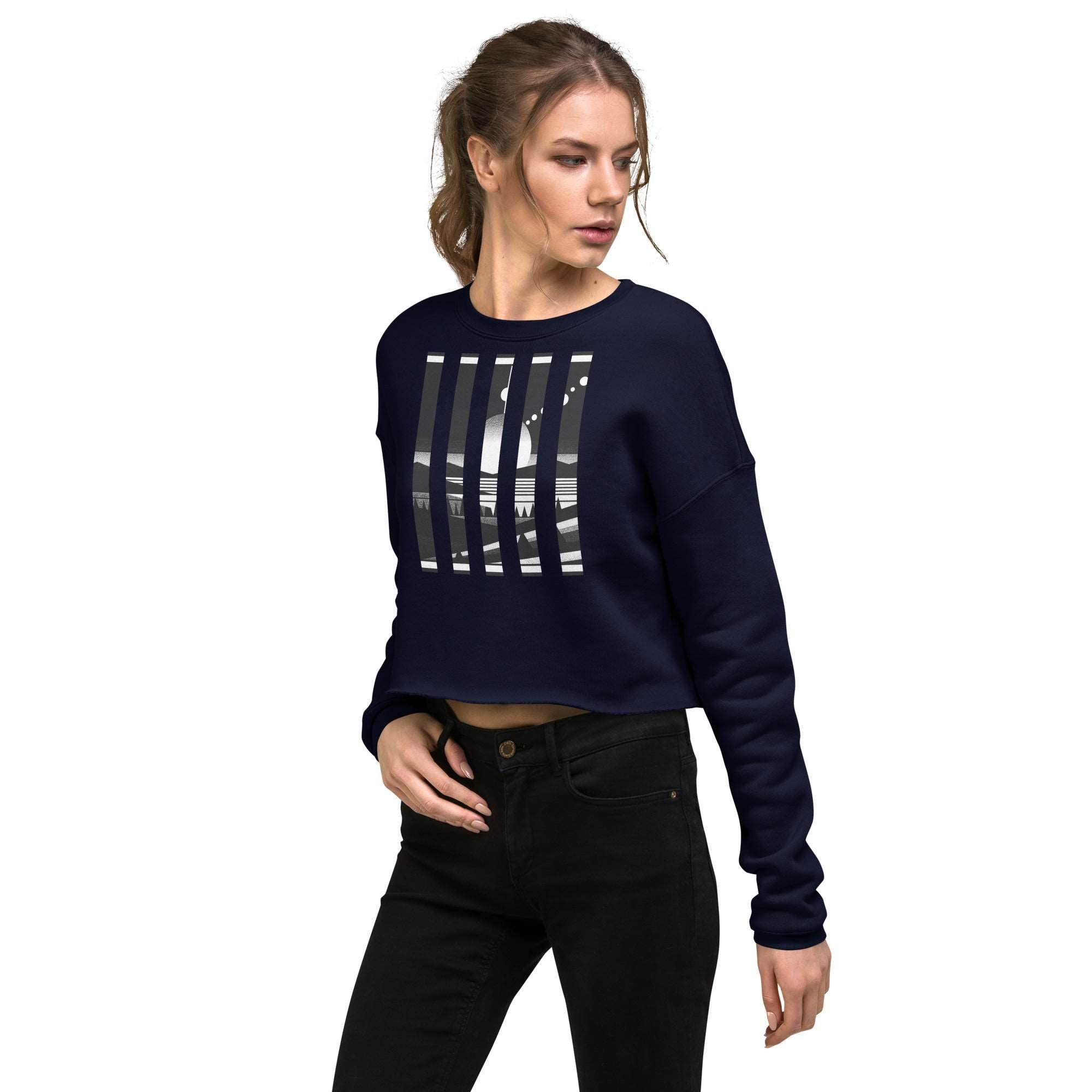 Women's Bar Crop Sweatshirt DP