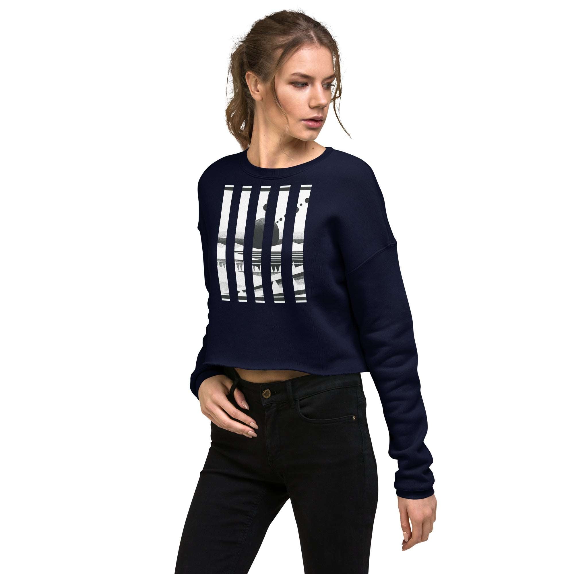 Women's Bar Crop Sweatshirt LP