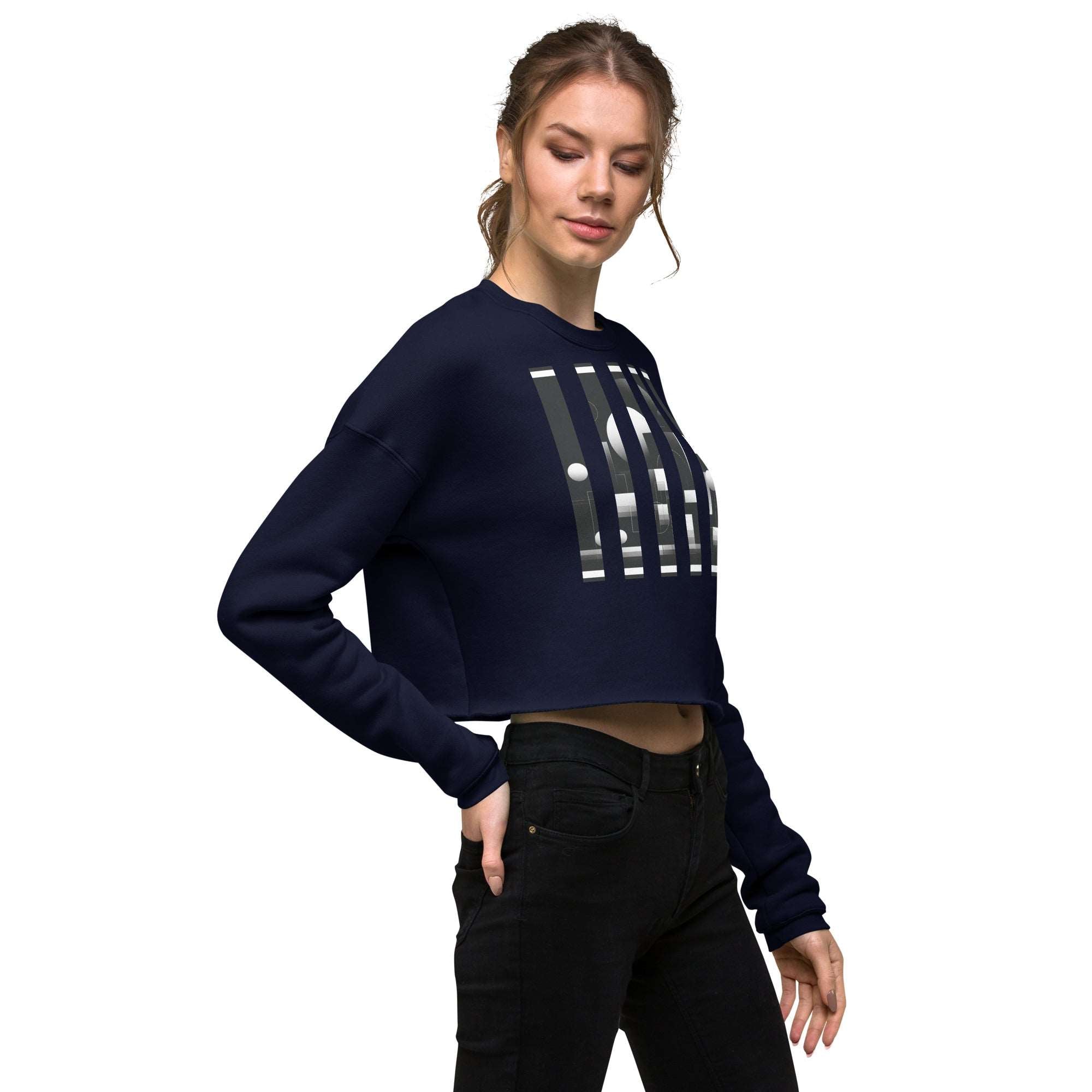 Women's Bar Crop-5 Sweatshirt DP