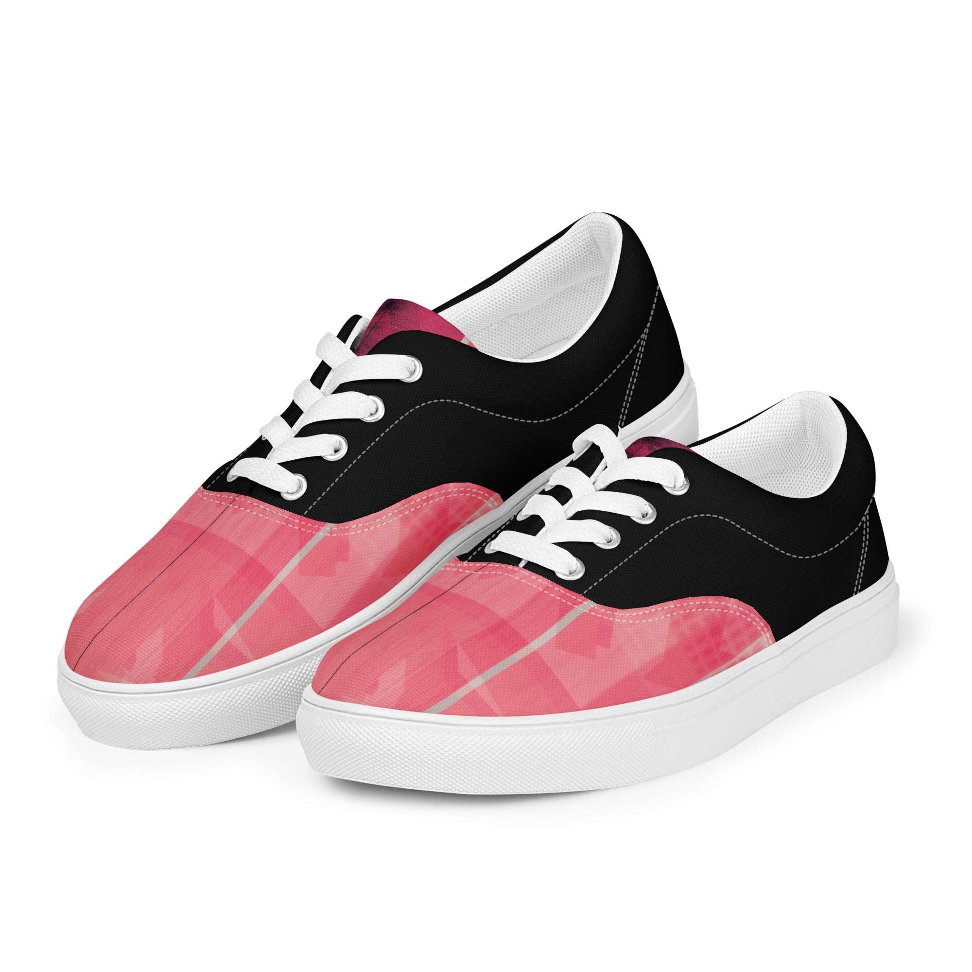 Women’s Lace-up Gradient Print