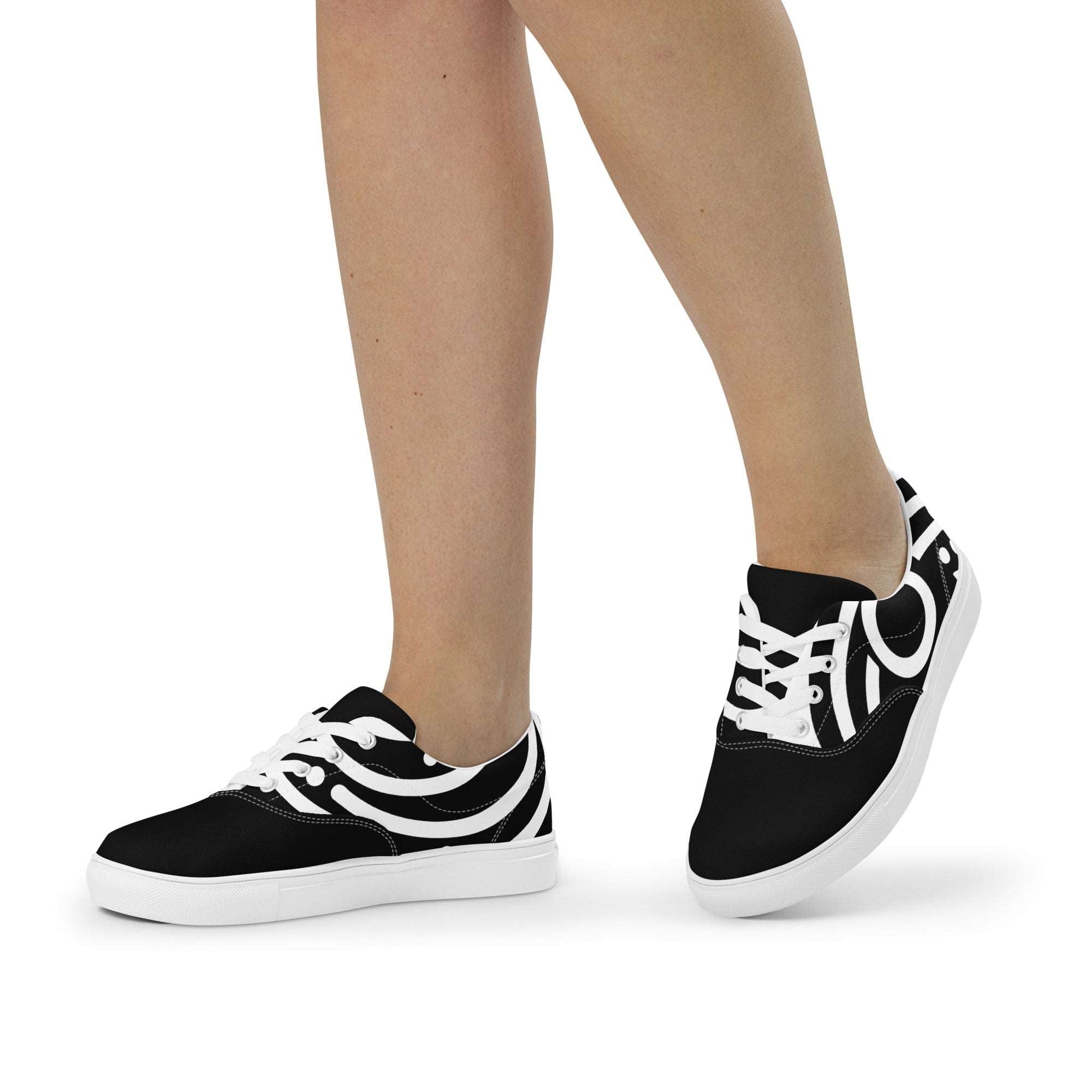 Women’s Lace-up Mono Print