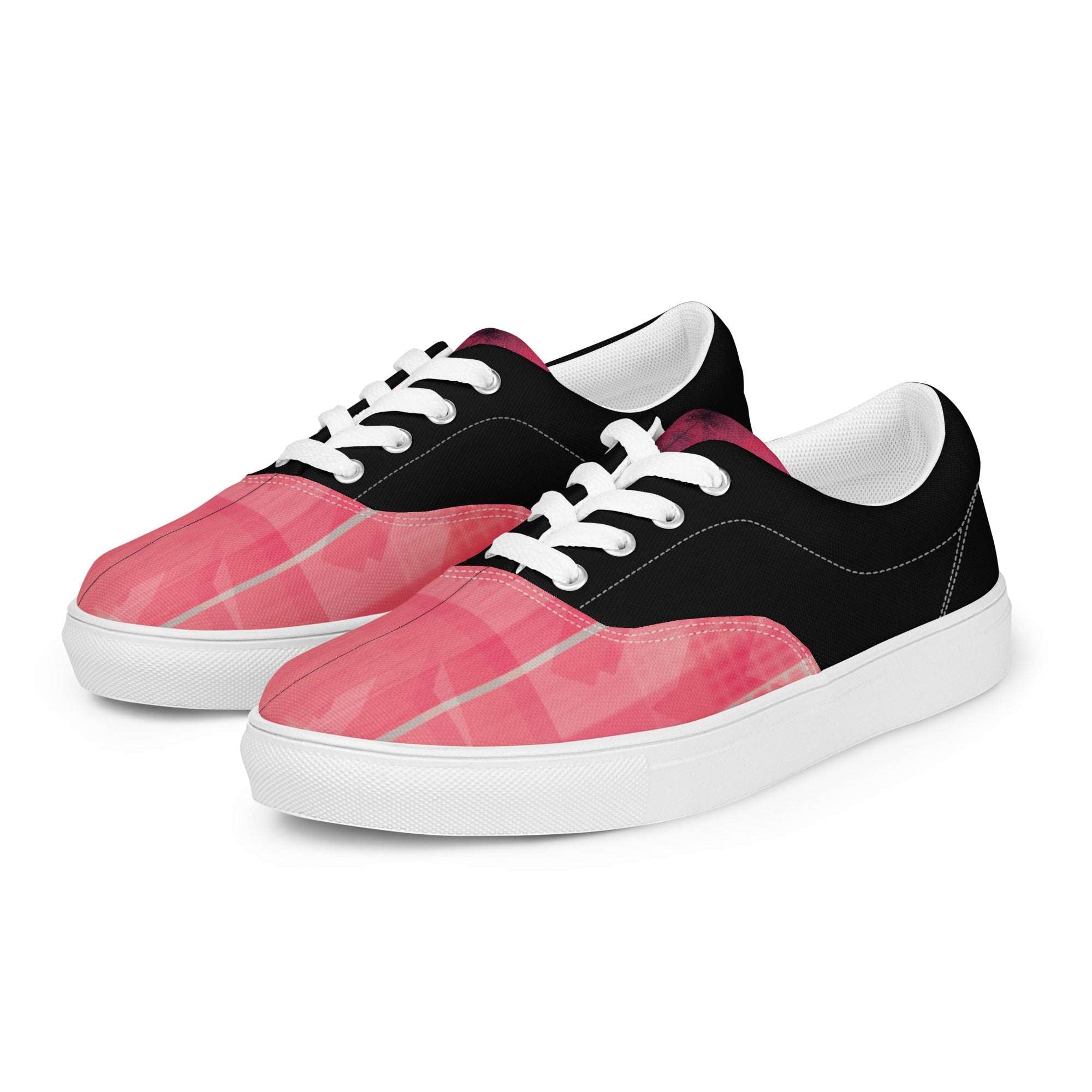 Women’s Lace-up Gradient Print