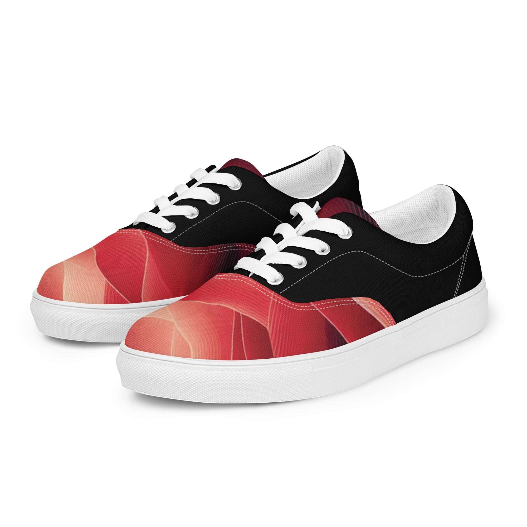 Women’s Lace-up Gradient Print-4