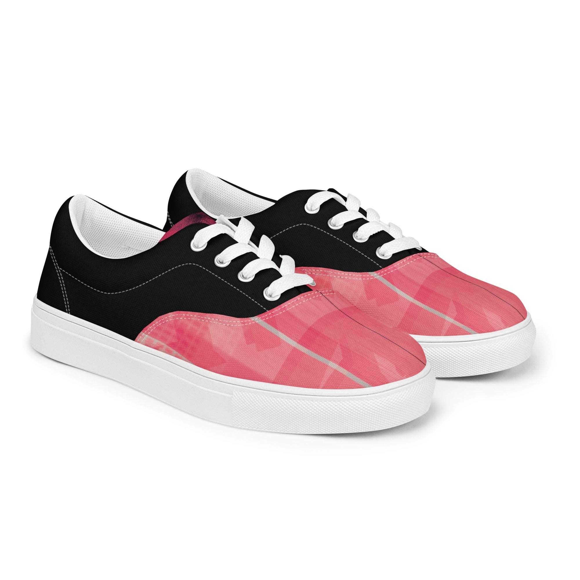 Women’s Lace-up Gradient Print